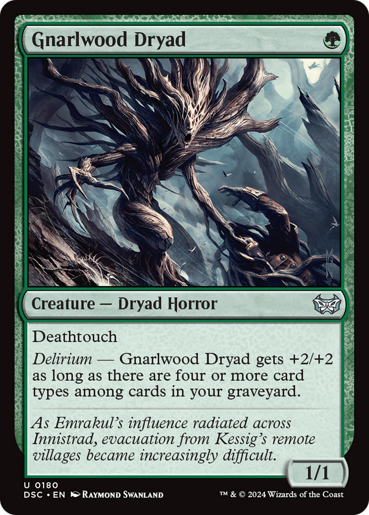 Gnarlwood Dryad [Duskmourn: House of Horror Commander] | Gamers Paradise