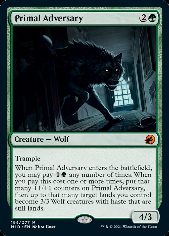 Primal Adversary [Innistrad: Midnight Hunt] | Gamers Paradise