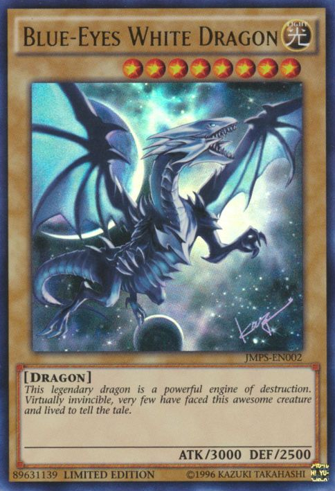 Blue-Eyes White Dragon [JMPS-EN002] Ultra Rare | Gamers Paradise
