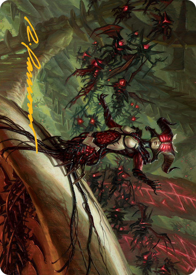 Sheoldred Art Card (Gold-Stamped Signature) [March of the Machine Art Series] | Gamers Paradise
