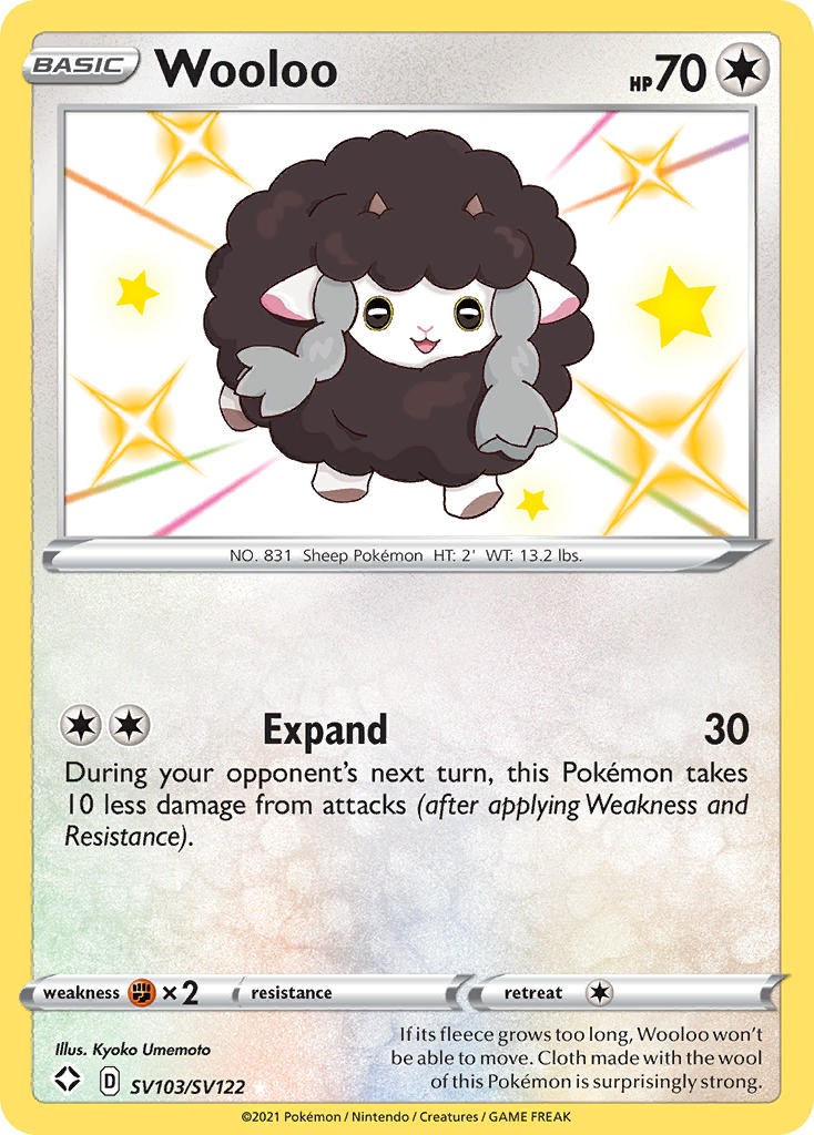 Wooloo (SV103/SV122) [Sword & Shield: Shining Fates] | Gamers Paradise