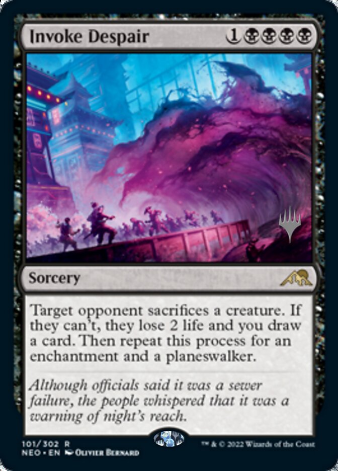 Invoke Despair (Promo Pack) [Kamigawa: Neon Dynasty Promos] | Gamers Paradise