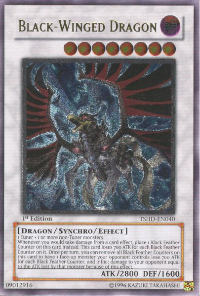 Black-Winged Dragon [TSHD-EN040] Ultimate Rare | Gamers Paradise