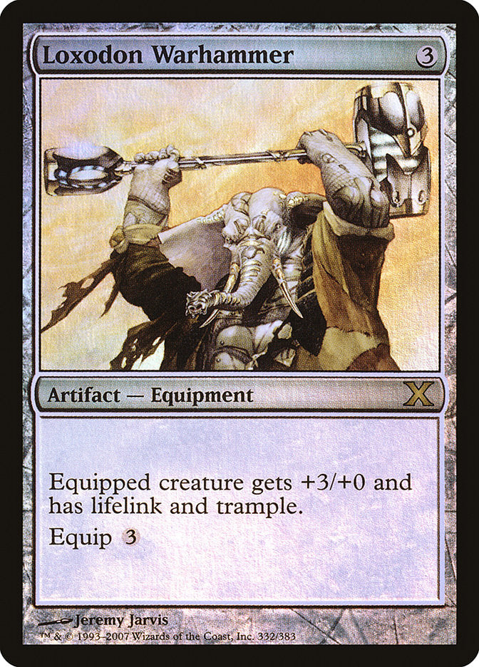 Loxodon Warhammer (Premium Foil) [Tenth Edition] | Gamers Paradise