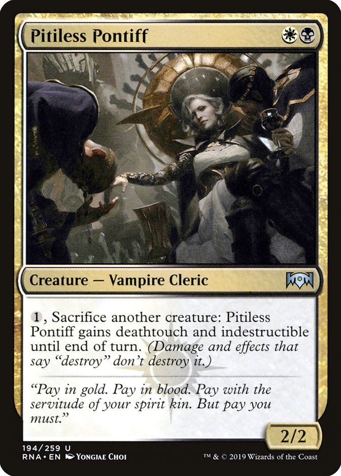 Pitiless Pontiff [Ravnica Allegiance] | Gamers Paradise
