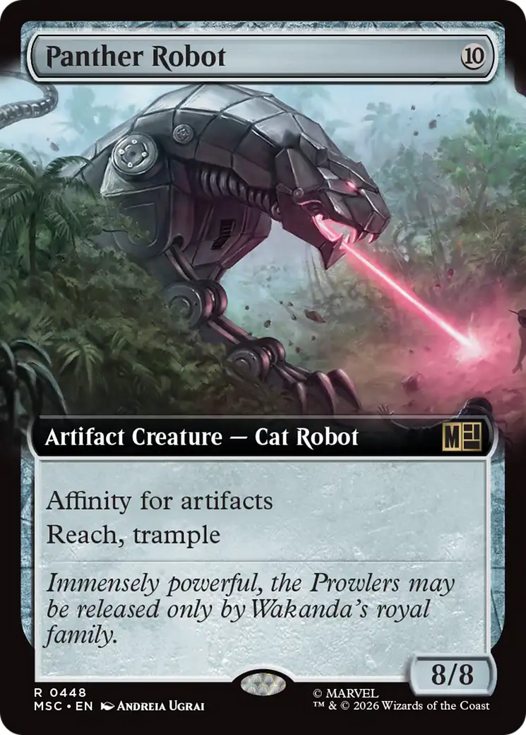 Panther Robot (Extended Art) [Marvel Super Heroes Commander] | Gamers Paradise