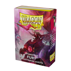 Dragon Shield: Japanese Size 60ct Sleeves - Fury (Dual Matte) | Gamers Paradise