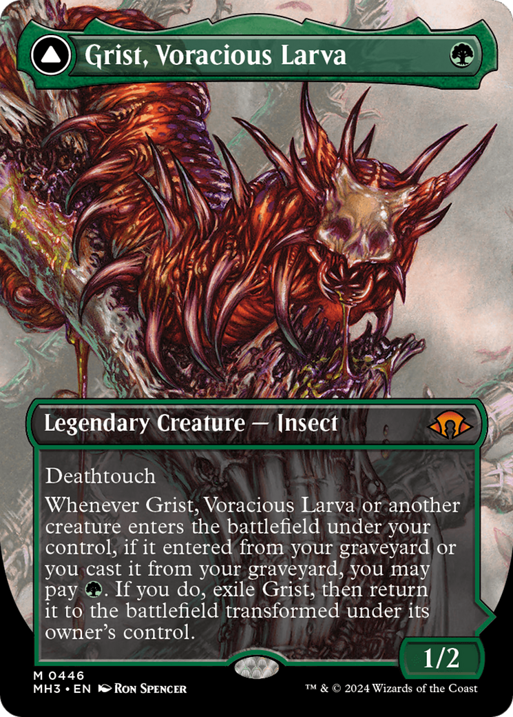 Grist, Voracious Larva // Grist, the Plague Swarm (Borderless) [Modern Horizons 3] | Gamers Paradise