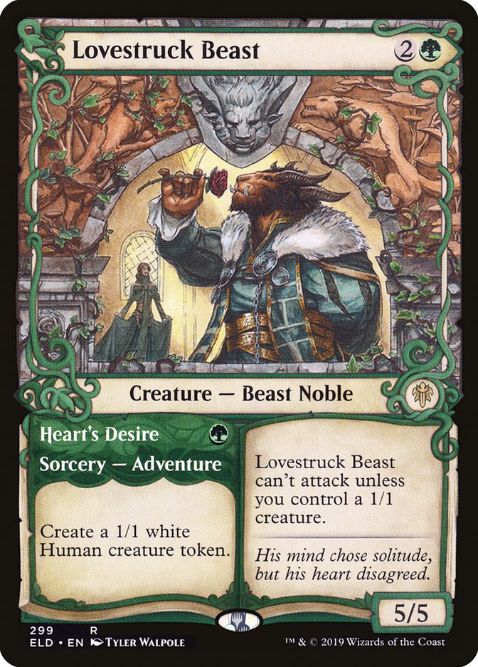 Lovestruck Beast // Heart's Desire (Showcase) [Throne of Eldraine] | Gamers Paradise