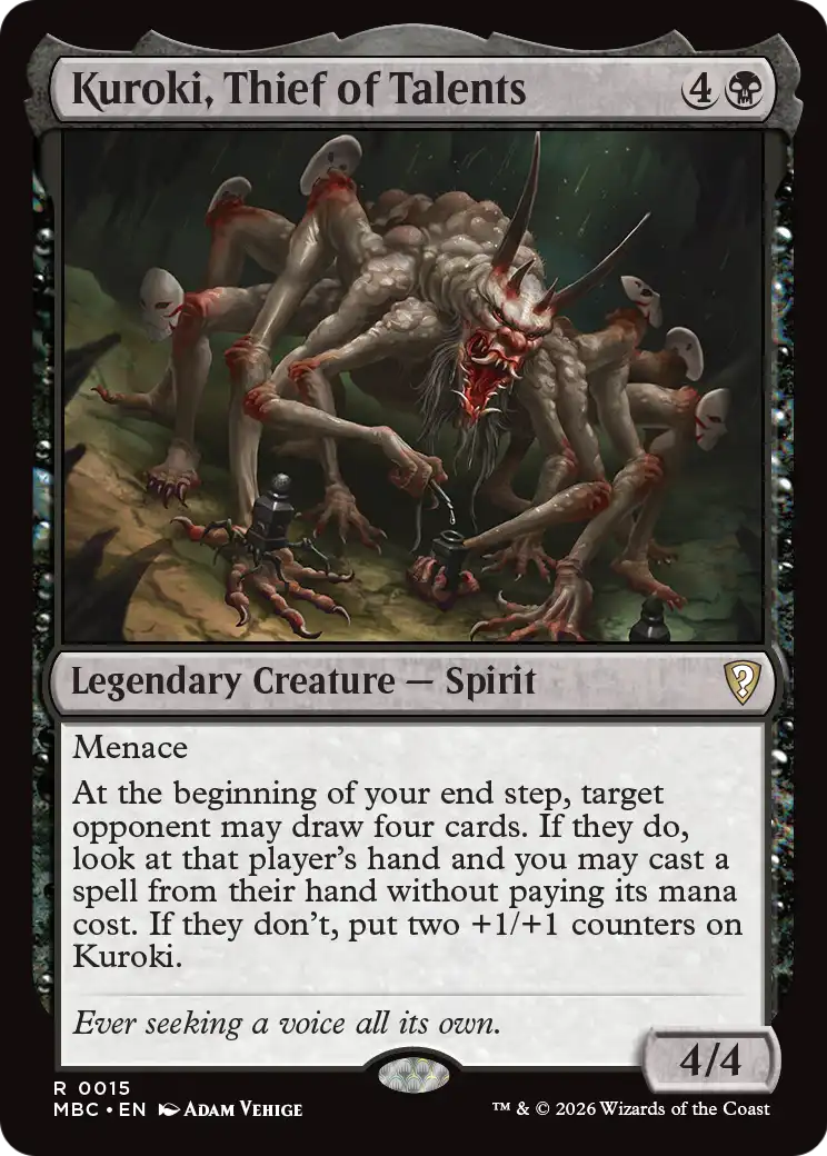 Kuroki, Thief of Talents [Mystery Booster: Commander Edition] | Gamers Paradise