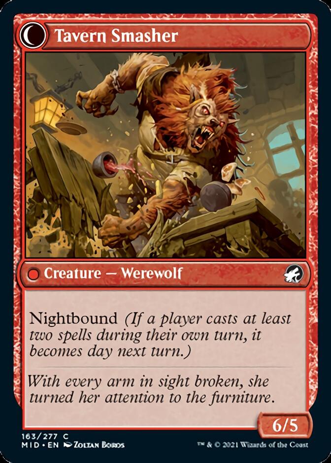 Tavern Ruffian // Tavern Smasher [Innistrad: Midnight Hunt] | Gamers Paradise