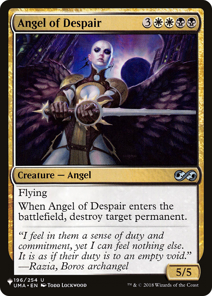 Angel of Despair [The List Reprints] | Gamers Paradise