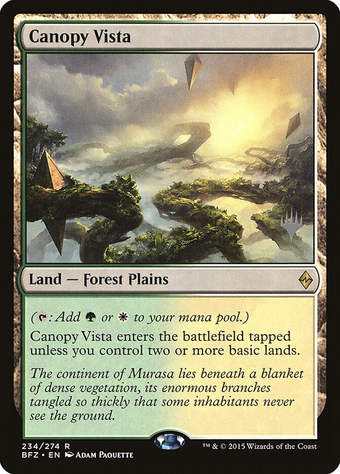 Canopy Vista [Battle for Zendikar Promos] | Gamers Paradise