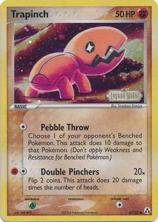 Trapinch (67/92) (Stamped) [EX: Legend Maker] | Gamers Paradise