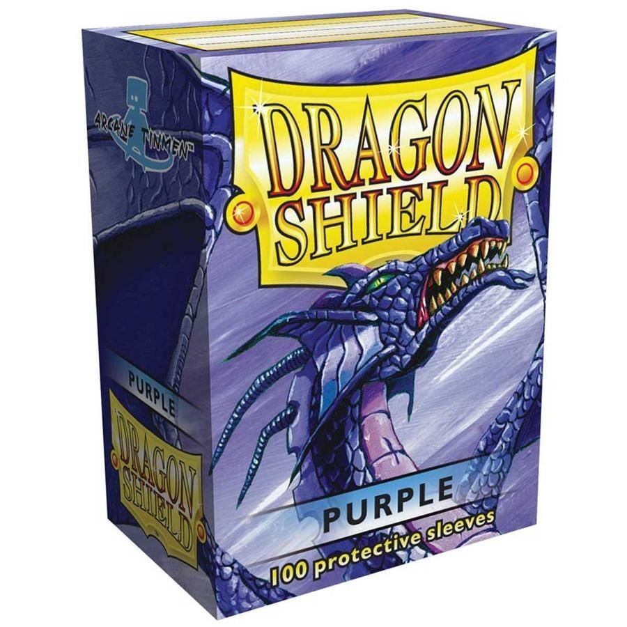 Dragon Shield: Standard 100ct Sleeves - Purple (Classic) (Older Box Art) | Gamers Paradise