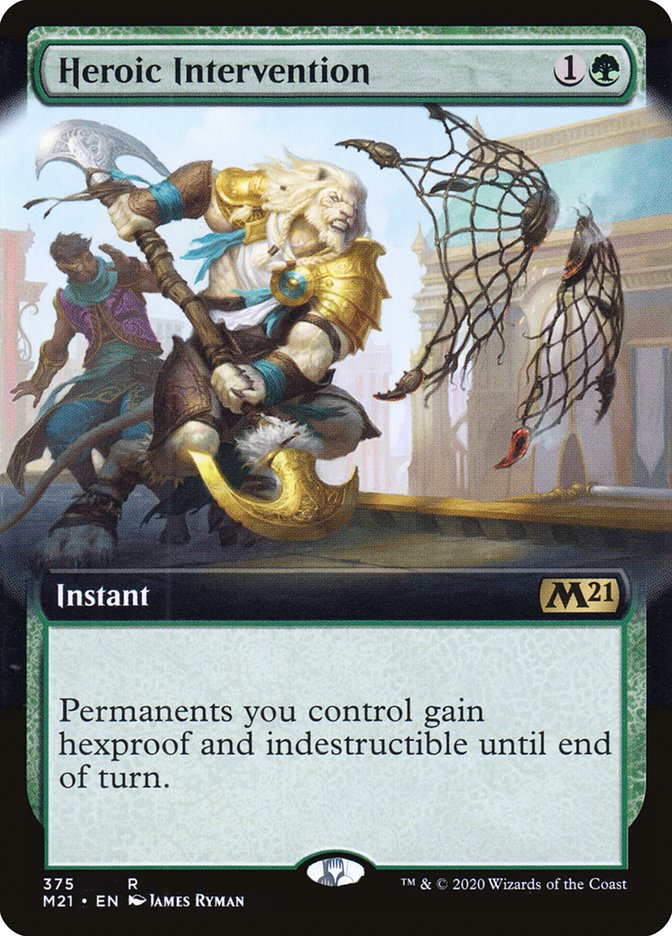 Heroic Intervention (Extended Art) [Core Set 2021] | Gamers Paradise