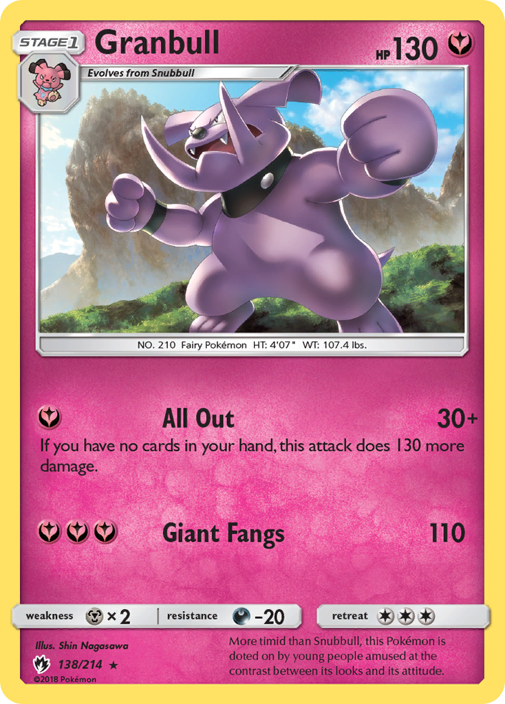 Granbull (138/214) [Sun & Moon: Lost Thunder] | Gamers Paradise