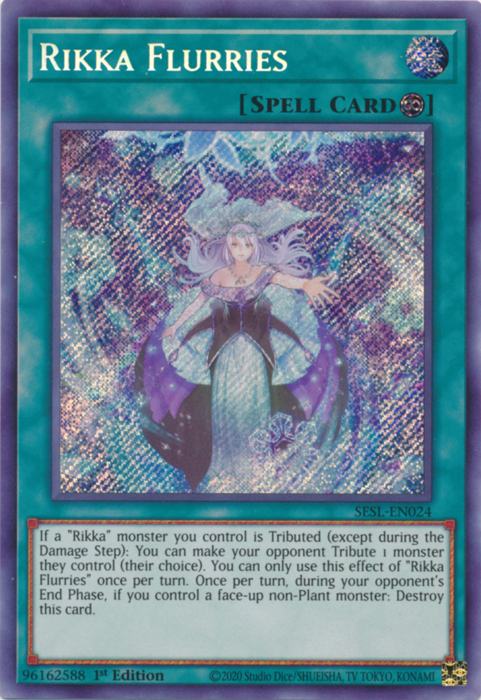 Rikka Flurries [SESL-EN024] Secret Rare | Gamers Paradise