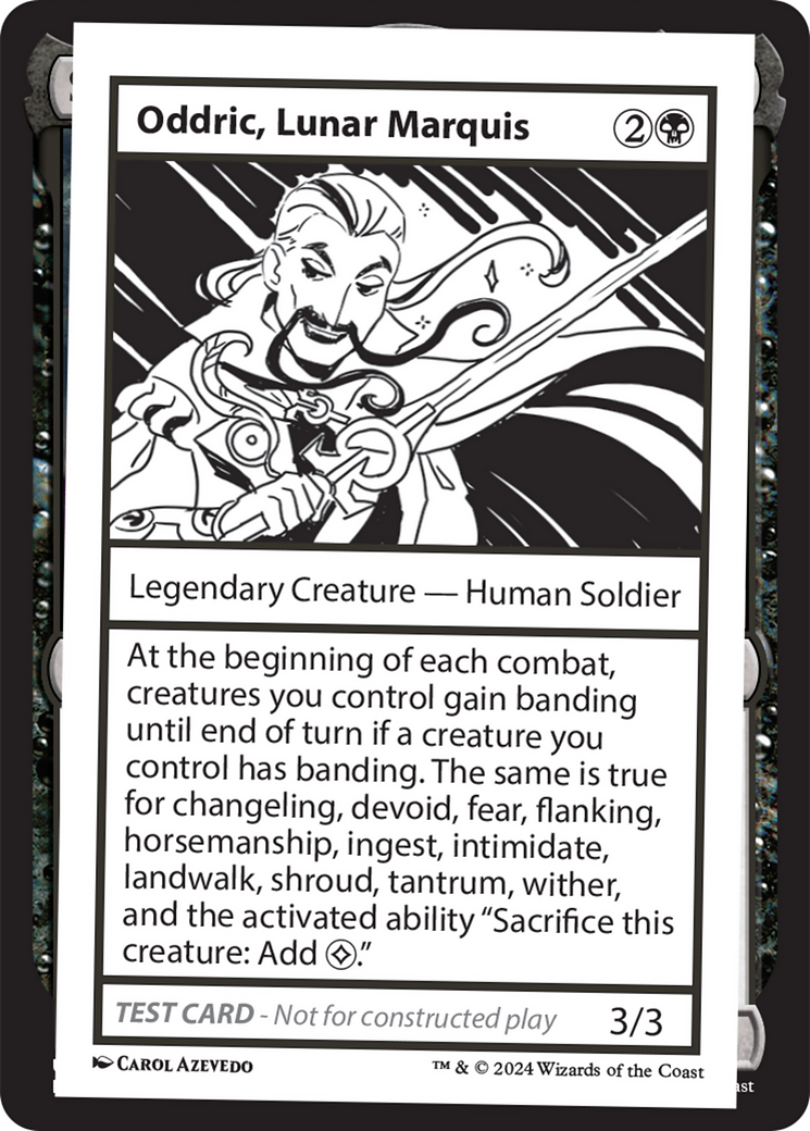 Oddric, Lunar Marquis [Mystery Booster 2 Playtest Cards] | Gamers Paradise