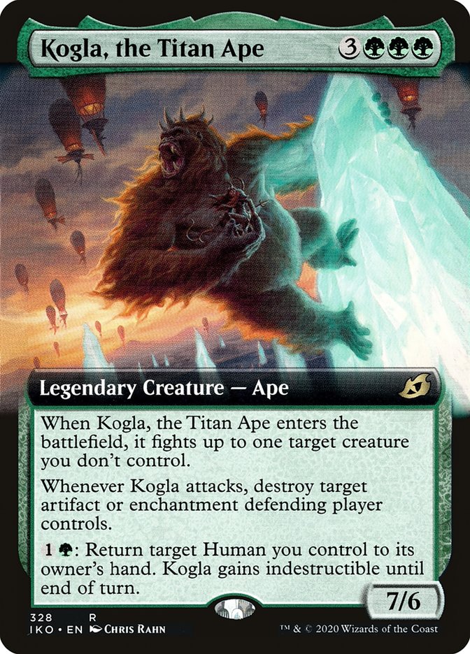 Kogla, the Titan Ape (Extended Art) [Ikoria: Lair of Behemoths] | Gamers Paradise