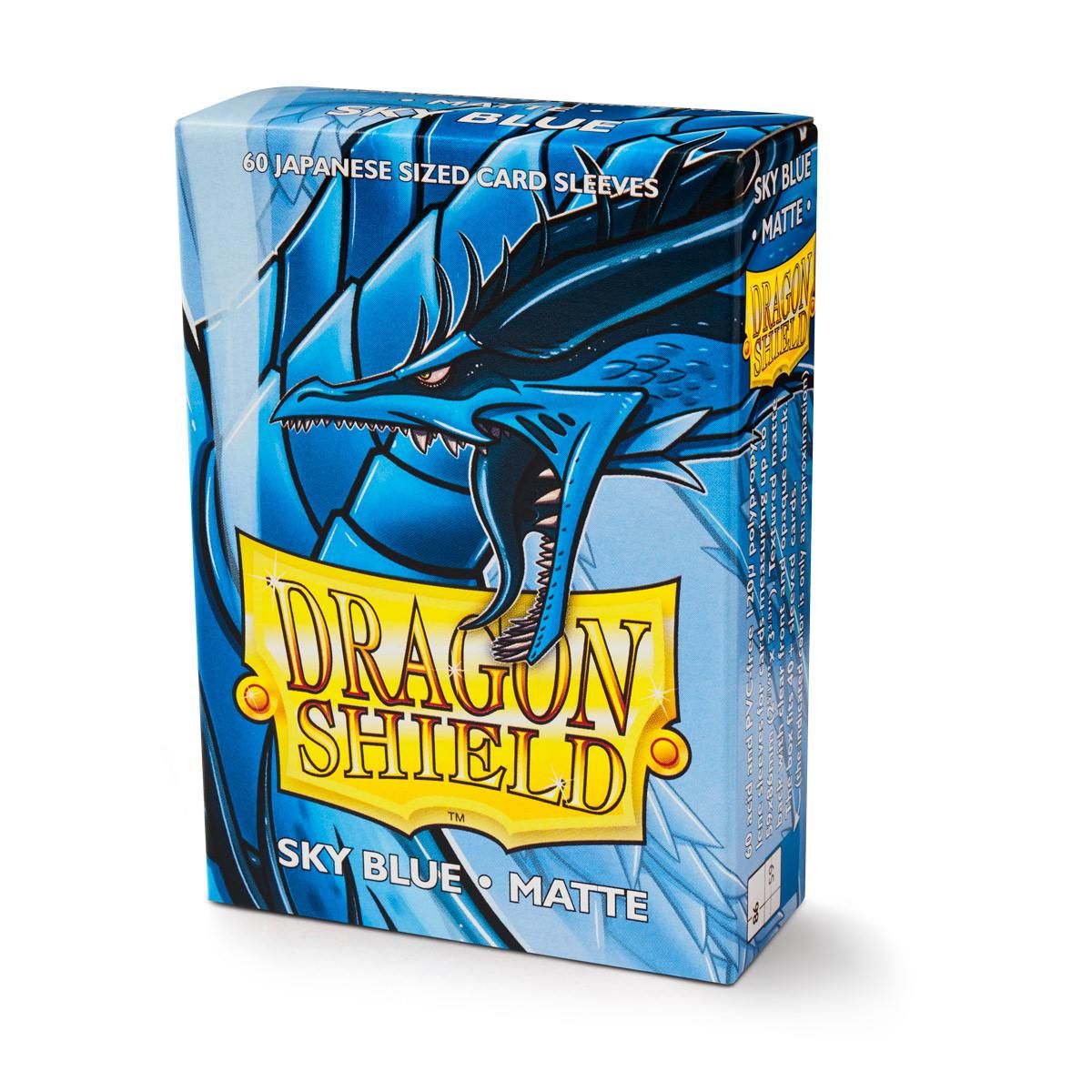 Dragon Shield: Japanese Size 60ct Sleeves - Sky Blue (Matte) | Gamers Paradise