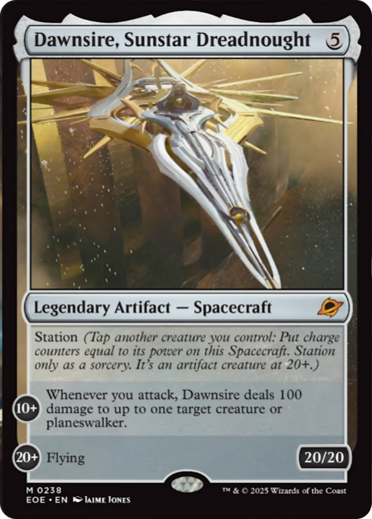 Dawnsire, Sunstar Dreadnought [Edge of Eternities] | Gamers Paradise