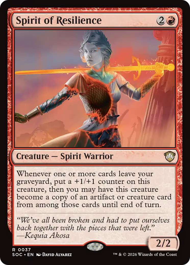 Spirit of Resilience [Secrets of Strixhaven Commander] | Gamers Paradise