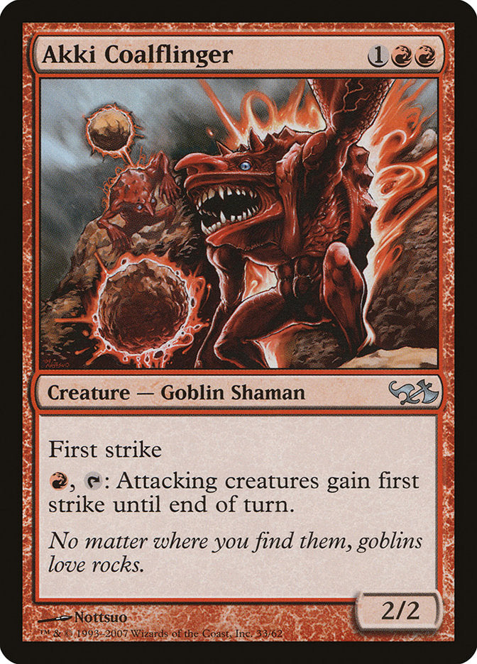 Akki Coalflinger [Duel Decks: Elves vs. Goblins] | Gamers Paradise