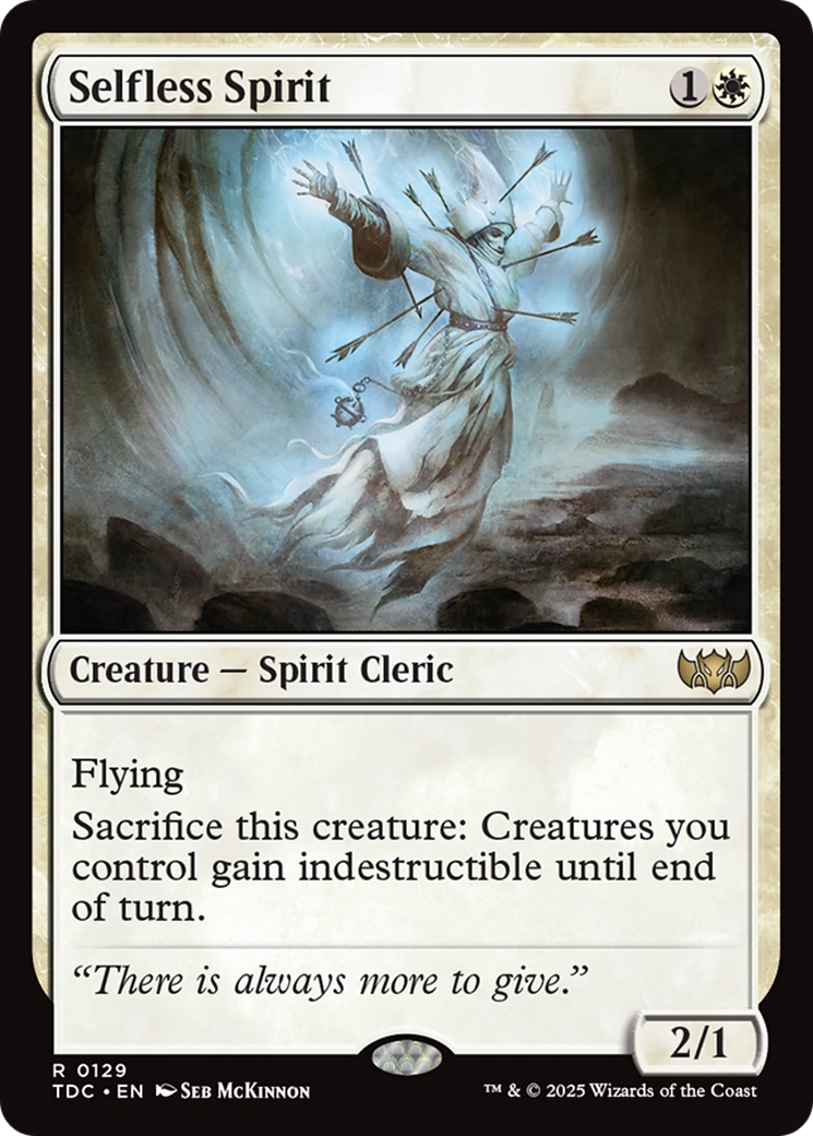 Selfless Spirit [Tarkir: Dragonstorm Commander] | Gamers Paradise