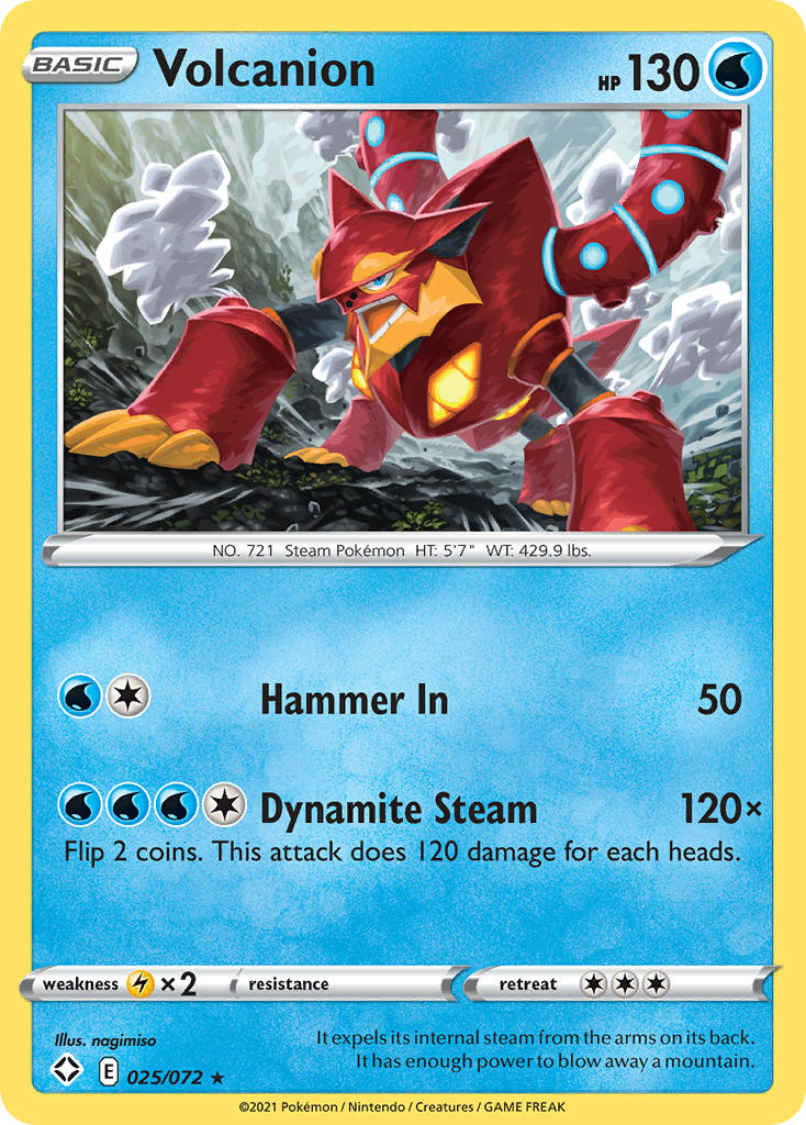 Volcanion (025/072) [Sword & Shield: Shining Fates] | Gamers Paradise