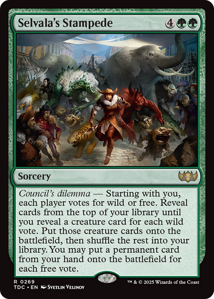 Selvala's Stampede [Tarkir: Dragonstorm Commander] | Gamers Paradise