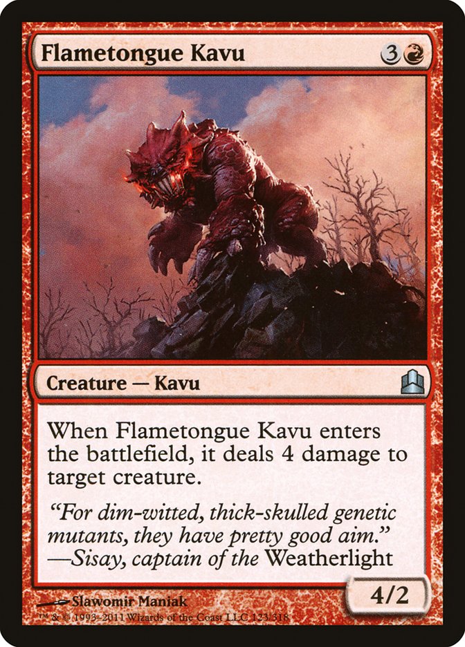 Flametongue Kavu [Commander 2011] | Gamers Paradise