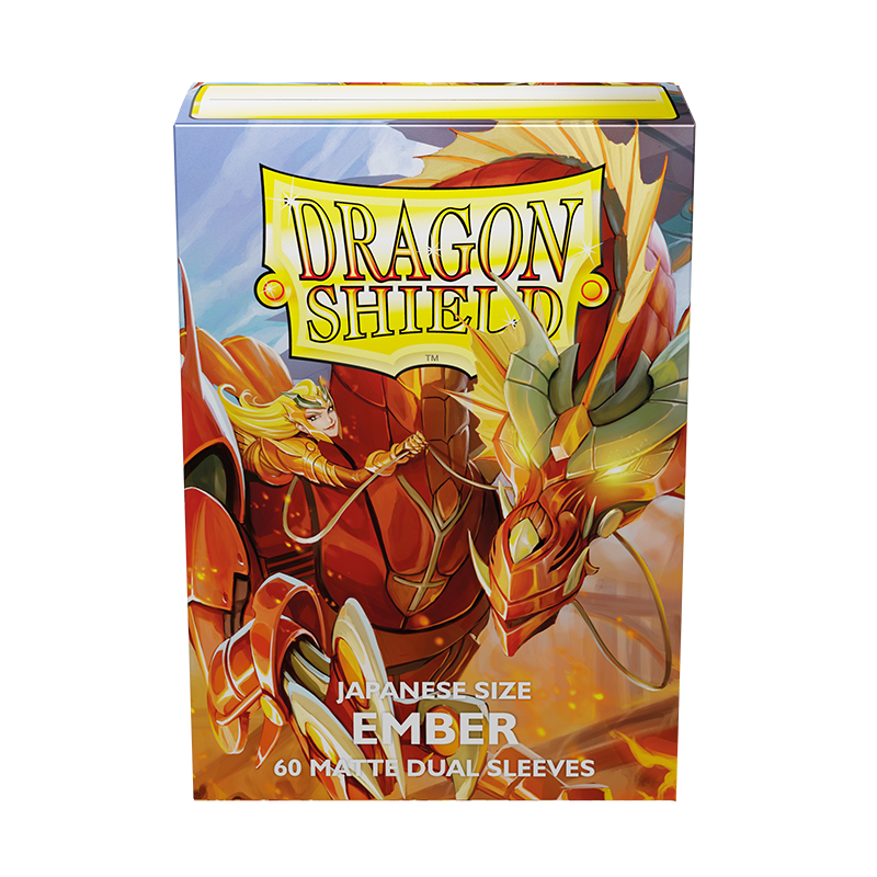 Dragon Shield: Japanese Size 60ct Sleeves - Ember (Dual Matte) | Gamers Paradise