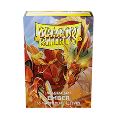 Dragon Shield: Japanese Size 60ct Sleeves - Ember (Dual Matte) | Gamers Paradise