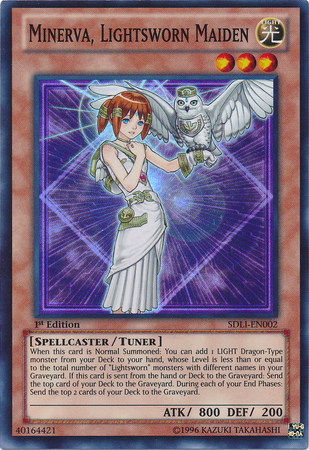 Minerva, Lightsworn Maiden [SDLI-EN002] Super Rare | Gamers Paradise