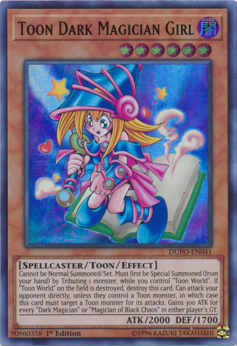 Toon Dark Magician Girl [DUPO-EN041] Ultra Rare | Gamers Paradise