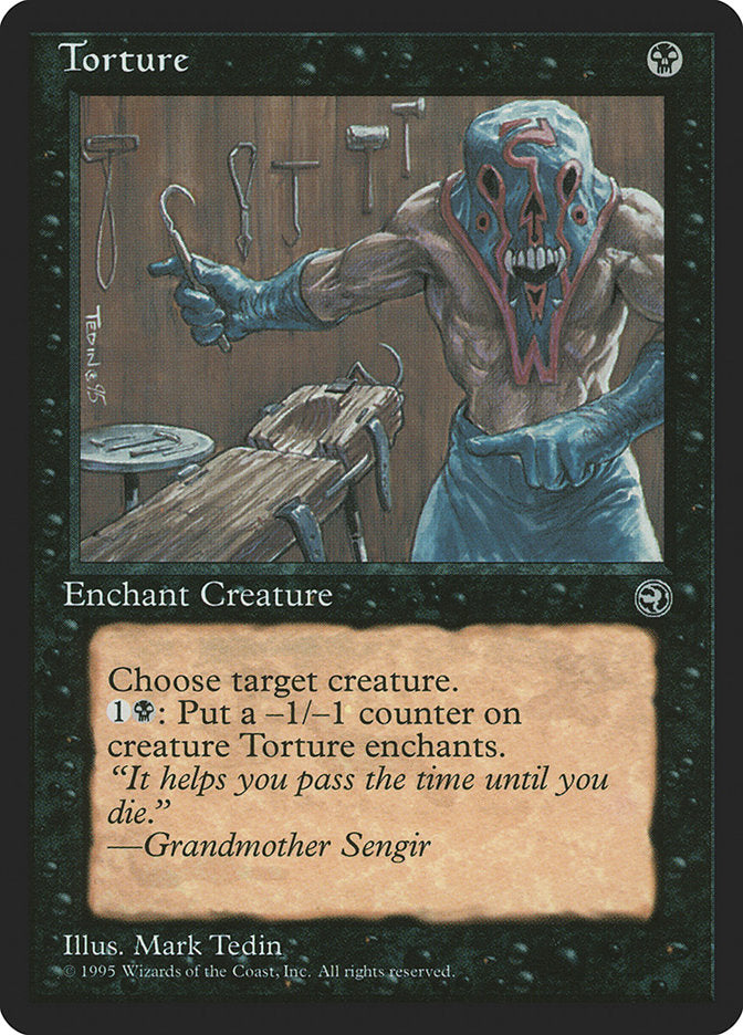 Torture (Grandmother Sengir Flavor Text) [Homelands] | Gamers Paradise