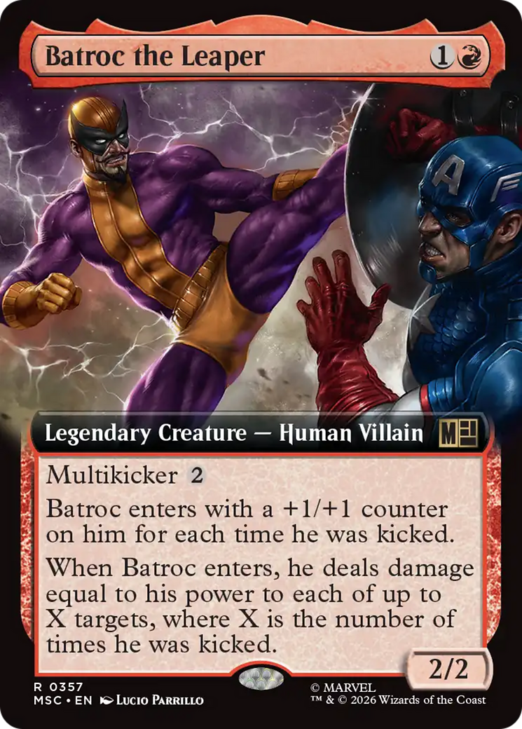 Batroc the Leaper (Extended Art) [Marvel Super Heroes Commander] | Gamers Paradise