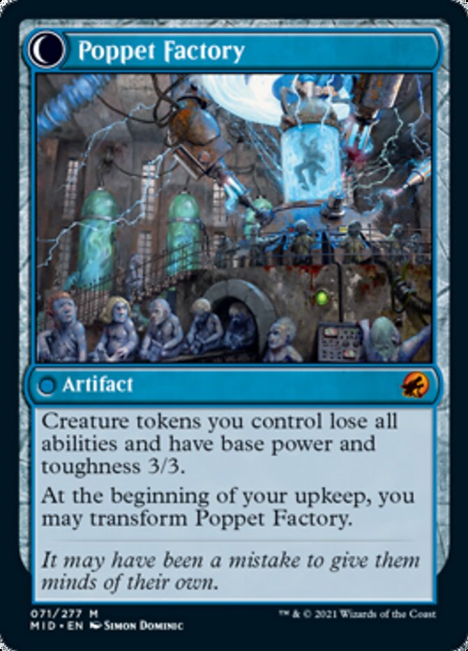 Poppet Stitcher // Poppet Factory [Innistrad: Midnight Hunt] | Gamers Paradise
