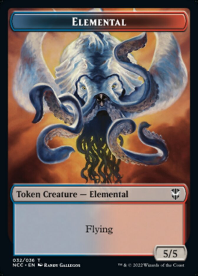 Elemental (032) // Rogue Double-Sided Token [Streets of New Capenna Commander Tokens] | Gamers Paradise