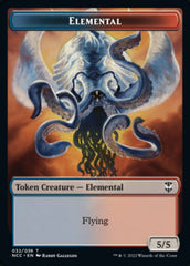 Elemental (032) // Rogue Double-Sided Token [Streets of New Capenna Commander Tokens] | Gamers Paradise