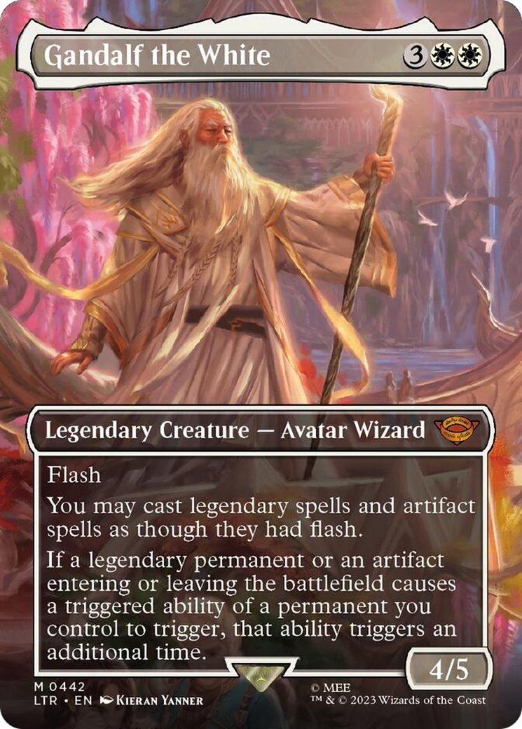 Gandalf the White (Borderless Alternate Art) [The Lord of the Rings: Tales of Middle-Earth] | Gamers Paradise