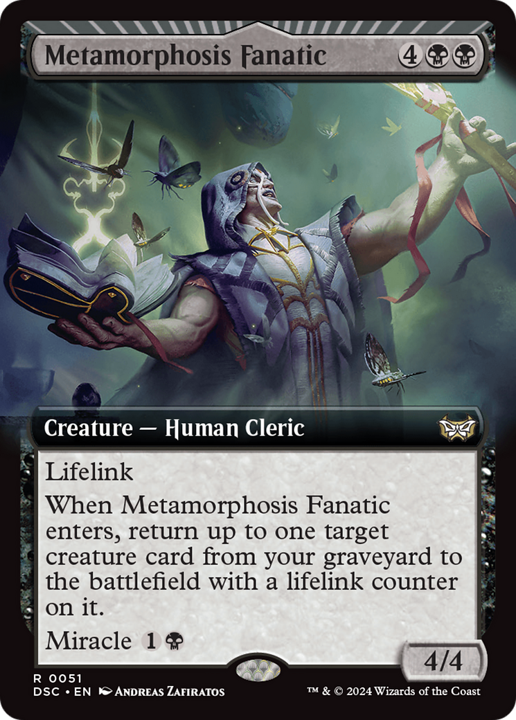 Metamorphosis Fanatic (Extended Art) [Duskmourn: House of Horror Commander] | Gamers Paradise