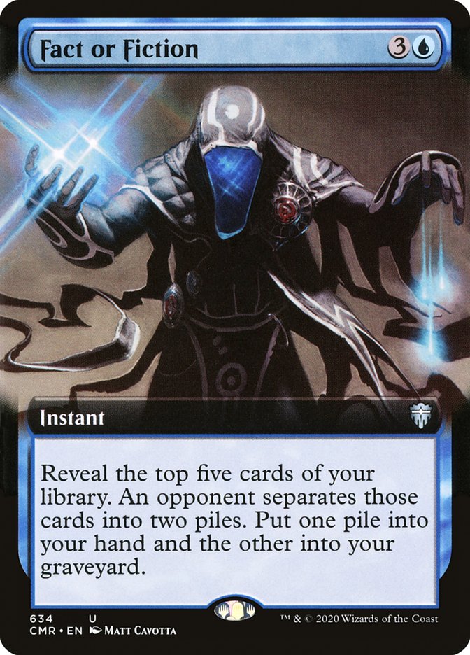 Fact or Fiction (Extended Art) [Commander Legends] | Gamers Paradise