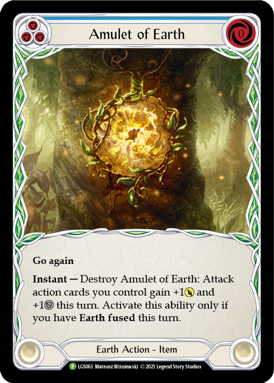 Amulet of Earth [LGS063] (Promo)  Cold Foil | Gamers Paradise