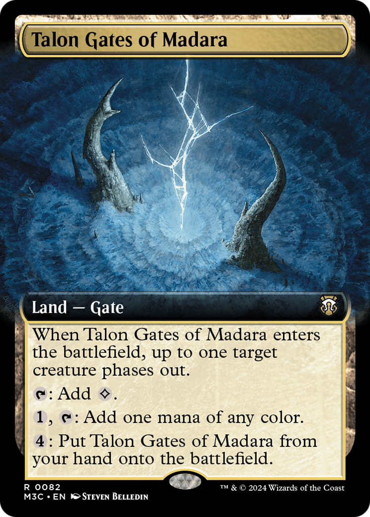 Talon Gates of Madara (Extended Art) (Ripple Foil) [Modern Horizons 3 Commander] | Gamers Paradise