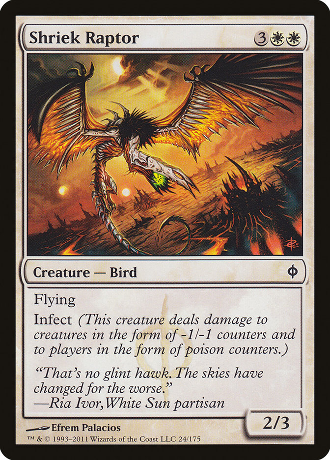 Shriek Raptor [New Phyrexia] | Gamers Paradise