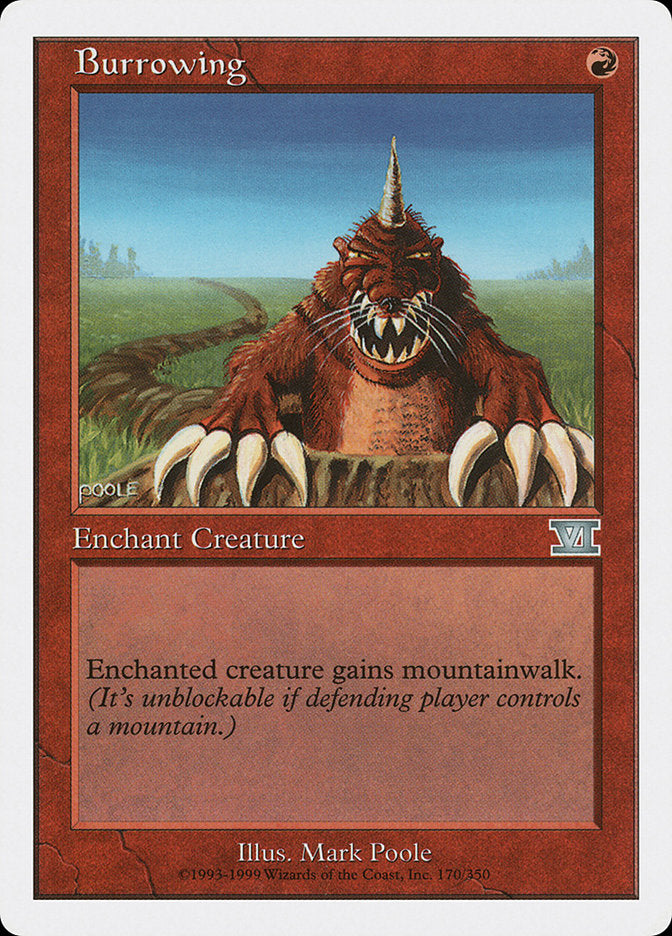 Burrowing [Classic Sixth Edition] | Gamers Paradise