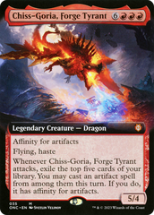 Chiss-Goria, Forge Tyrant (Extended Art) [Phyrexia: All Will Be One Commander] | Gamers Paradise