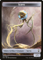 Elf Warrior // Servo Double-Sided Token [Kaldheim Commander Tokens] | Gamers Paradise